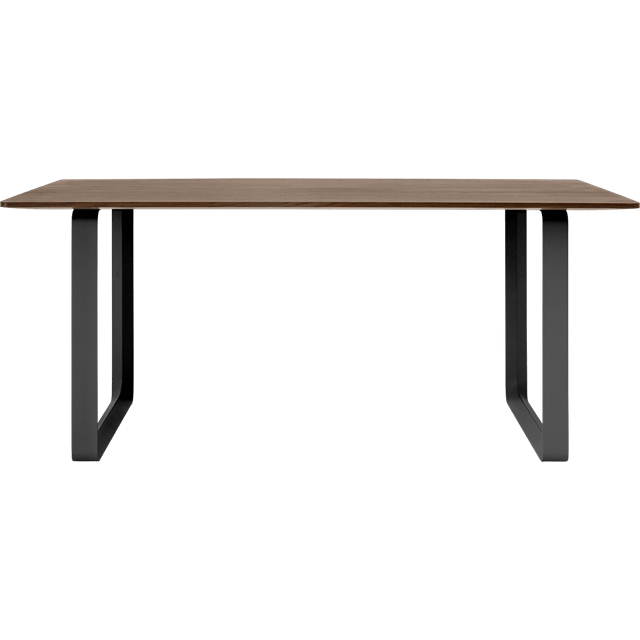 Muuto 70/70 matbord 170x85 cm Solid smoked oak-Black - Beige