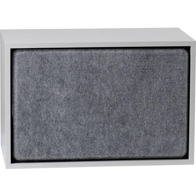 Muuto Stacked Bookcase System Acoustic Panel Large Gray Mélange
