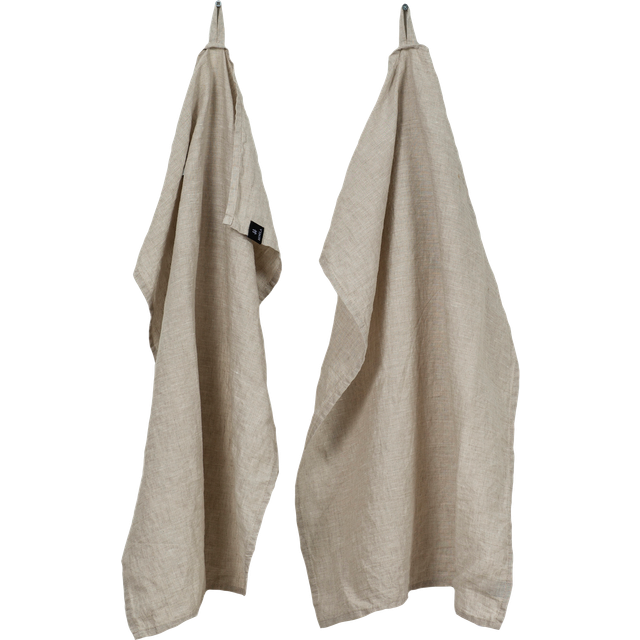 Himla - Sunshine Kökshandduk 50x70 Cm 2-pack - Oatmeal