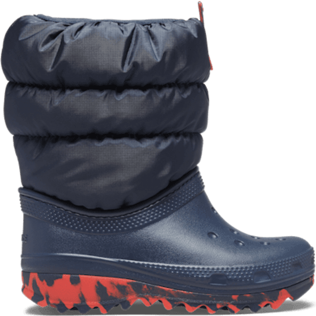 Crocs Unisex barn klassisk Neo Puff Boot K, Marinblå, 27/28 EU