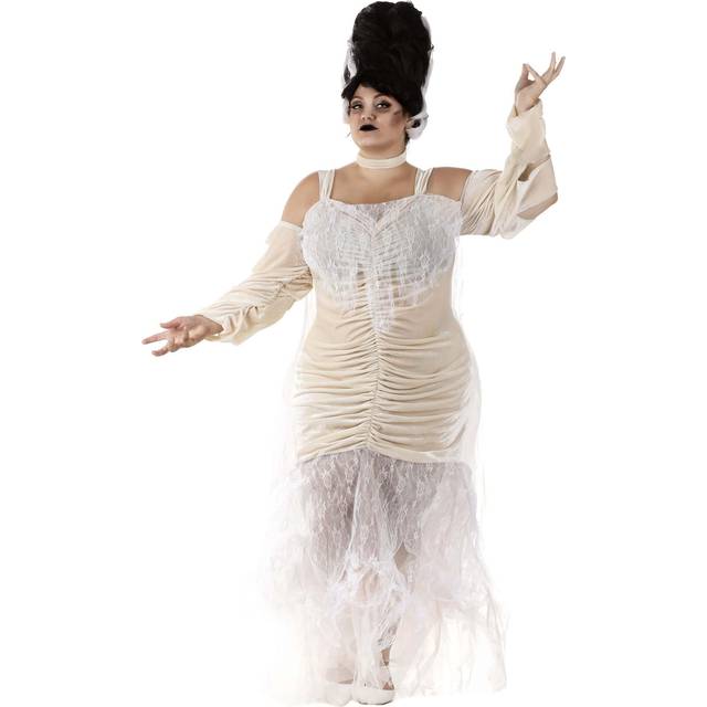 Bride of Frankenstein Plus Size Costume for Women - White (2X)