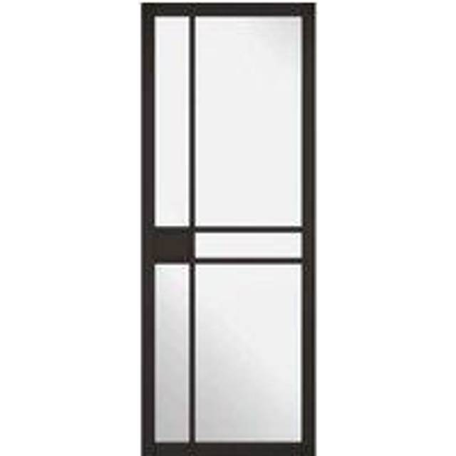 LPD Greenwich 5L Glazed Internal Door 1981 x 686mm Black Primed