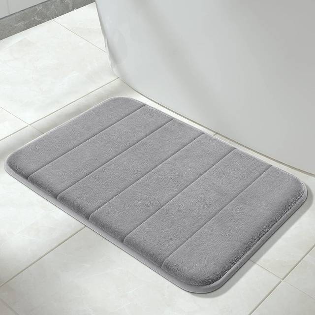 Yimobra Memory Foam Bath Mat Rug  24 x 17 Inches  Comfortable  Soft  Super Water Absorption  Machine Wash  Non-Slip  Thick  Easier to Dry for Bathroom