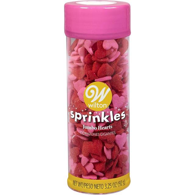 Wilton Jumbo Heart Sprinkles - 3.25 oz.