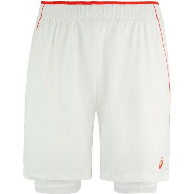 Asics Padel Player Mens White Tennis Shorts - Size X-Large