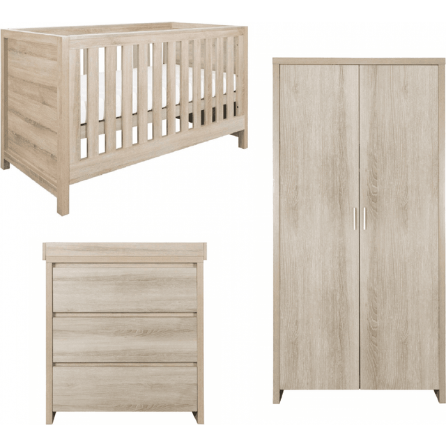 Tutti Bambini Modena 3 Piece Room Set - Oak