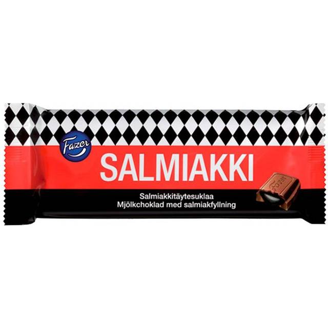 Fazer Salmiakki Milk Chocolate 100g