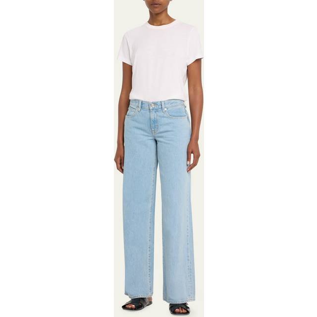 Mica Low-Rise Wide Relaxed Jeans - CLEAR SKIE - 29