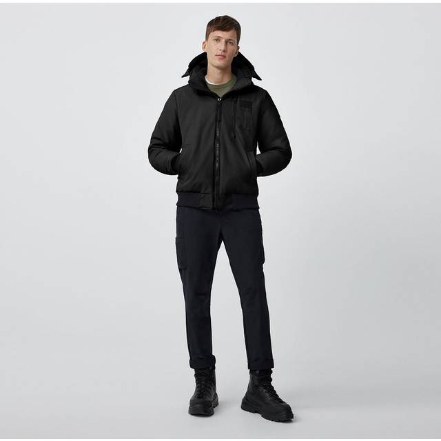 Canada Goose Borden Bomber Black Label (Men, Black, XXL) (XXL)