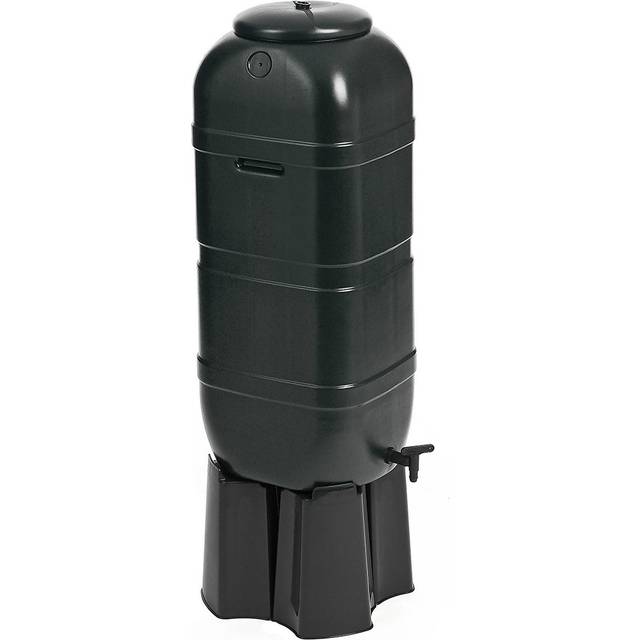 Wickes Compact Water Butt Rain Saver Kit - 100L - Green