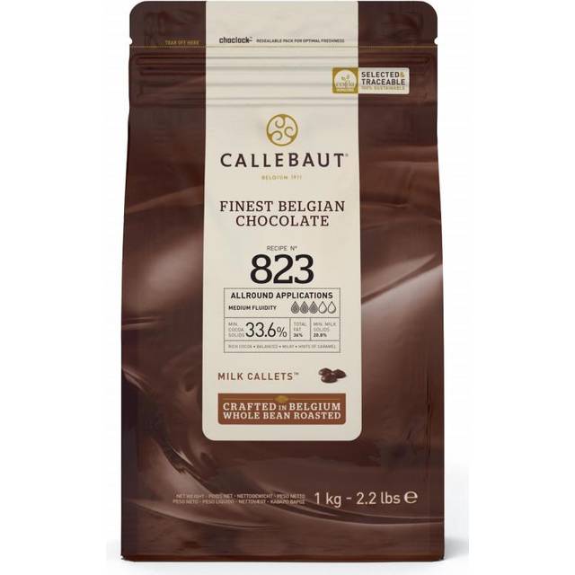 Callebaut 823 Mælkechokolade 33.6% 1000g
