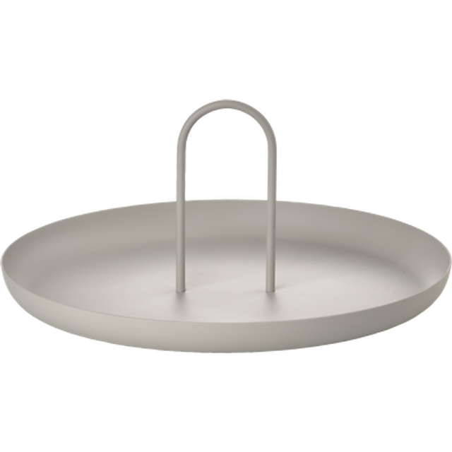 Zone Denmark Singles tray with handle Ø20 cm Warm Grey