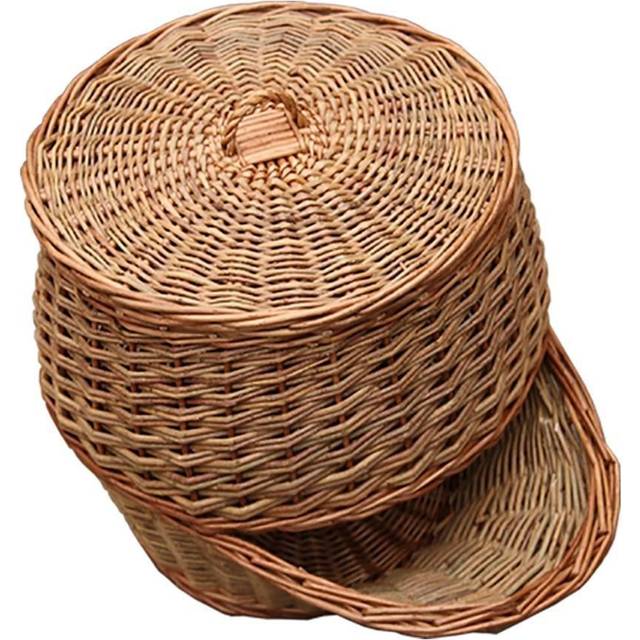 Wicker Willow Potato Basket - Brown - One Size