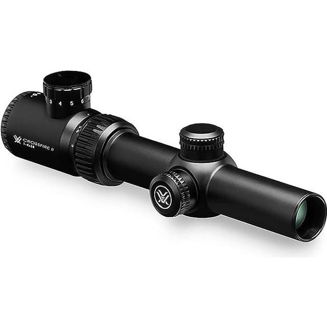 Vortex Crossfire II 1-4x24 Spotting Scope (V-Brite MOA Reticle) in Black