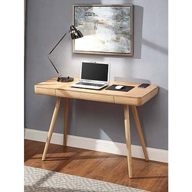 Executive Oak Desk, Brown