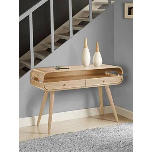 Havana Oak Console Table, Brown