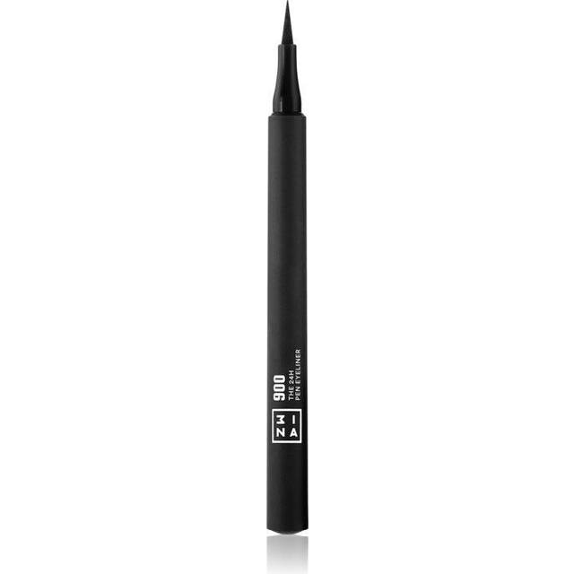 3INA MAKEUP - Vegan - Cruelty Free - The 24h Pen Eyeliner 900 - Black - 24H Longwearing Formula - Intense Black Liquid Eyeliner Pen - Highly Pigmented
