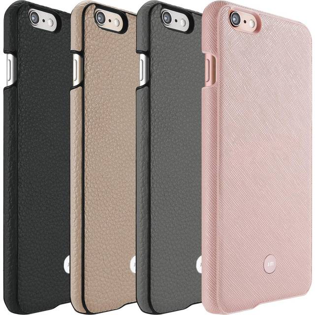 Just Mobile Quattro Back - Utsökt läderfodral för iPhone 6s Plus - Black