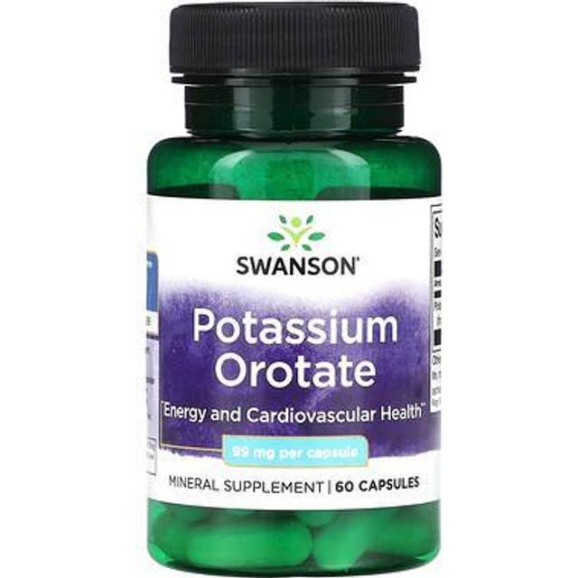 Swanson  Potassium Orotate  99 mg  60 Capsules