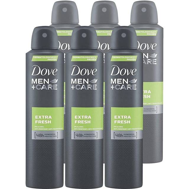 Dove Men+Care | Extra Fresh Anti-Perspirant 48 Hour Powerful Protection| 8.45 fl oz-250ML  50.7 Fl Oz (Pack of 6)