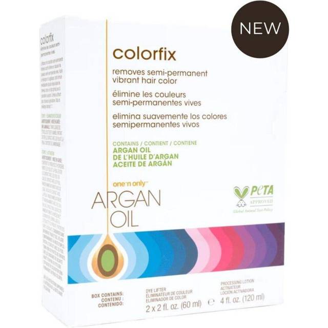 One N Only Colorfix Semi-permanent Hair Color Remover Kit With Argan Oil - Dye Removes Vibrant Colors