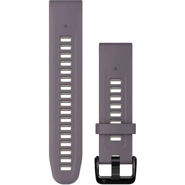 Garmin Armband 20mm Quickfit Silikon Grålila/Ljust sandfärgad 010-13279-06