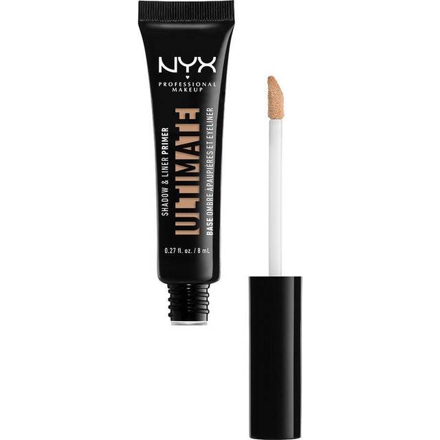 NYX Professional Makeup Ultimate Shadow & Liner Primer, infuserad med E-vitamin, vegansk formula, nyans: Medium Deep