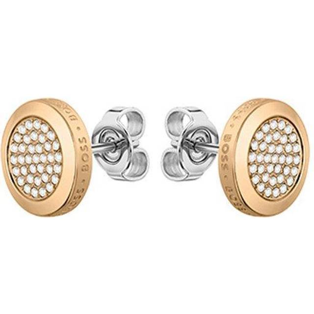 Boss Jewellery  Ladies&apos; Rose Gold Plated Medallion Earrings