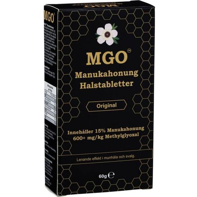 MGO Manukahonung halstabletter Original 600+ Halstabletter 60 g
