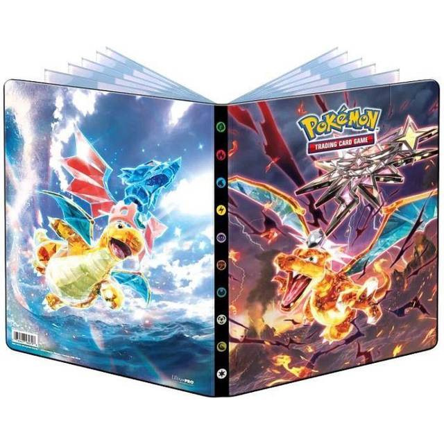Ultra Pro Pokemon Scarlet & Violet 3 9-Pocket Portfolio Featuring Charizard And Dragonite