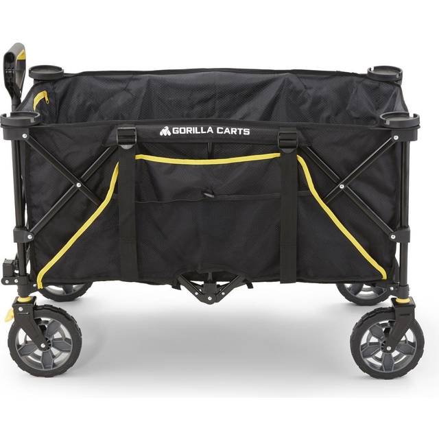Gorilla Carts .2 Cubic Meter Foldable Utility Wagon with Oversized Bed