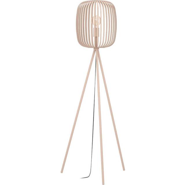 Eglo Romazzina Contemporary Caged Tripod Floor Lamp - Sandy