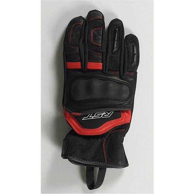 RST Urban Air 3 Mesh Motorcycle Gloves, black-red, Size M for Men