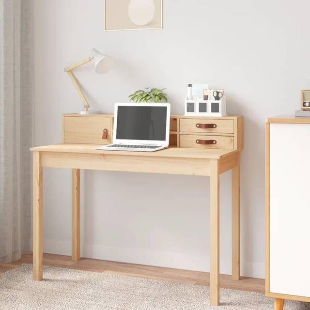 Vidaxl - Desk 110x50x93 cm Solid Wood Pine