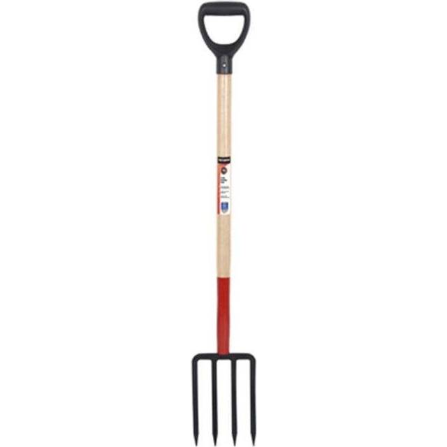 Ames 165117600 28 in. D-Handle Steel & Wood Digging Fork