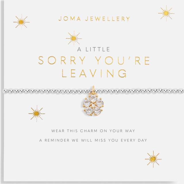 Joma A Little Sorry You're Leaving Bracelet - Adjustable - Silver