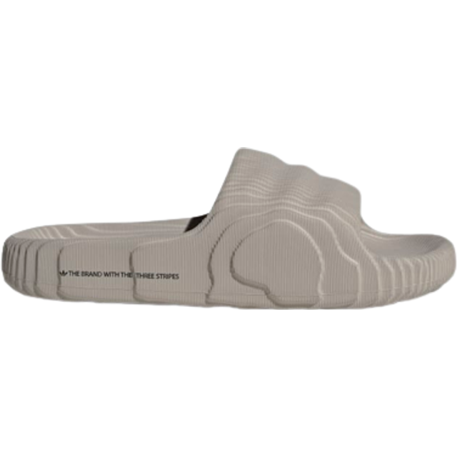 adidas Originals – Adilette 22 – Neutralt bruna tofflor-Brun/a