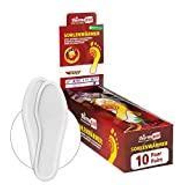 THERMOPAD Sohlenwärmer - DAS ORIGINAL: 5, 10 oder 30 Paar Wärmepads (erhältlich in 5 Größen) - Einlegesohle für 9 Stunden Wärme I Fußwärmer Pads I Extra warme Wärmesohle XL für Schuhe & Skischuhe