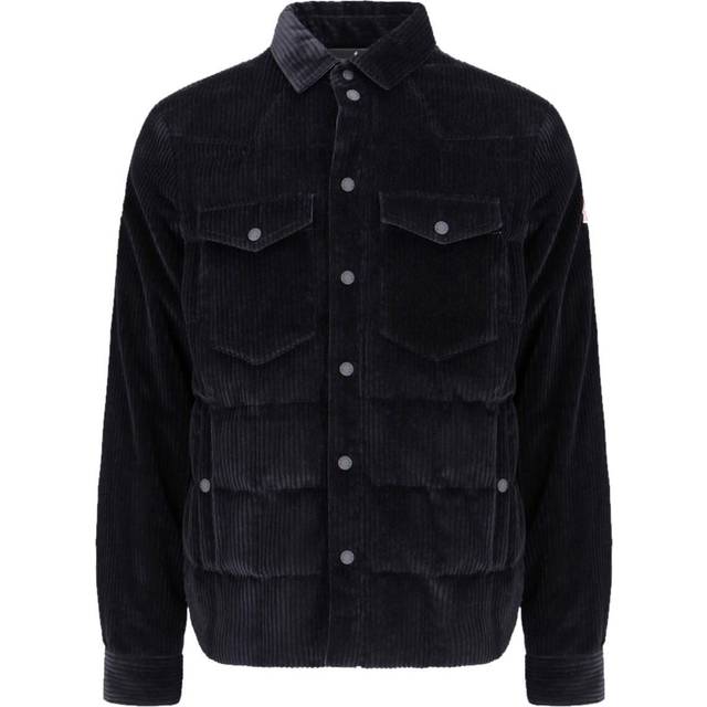 Moncler, Light Jackets, male, Black, 2XL, Gelt Down Shacket