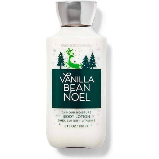 Bath and Body Works Body Care - Vanilla Bean Noel - 24 Hour Moisture Body Lotion w/Shea Butter + Vitamin E - Full Size 8 fl oz