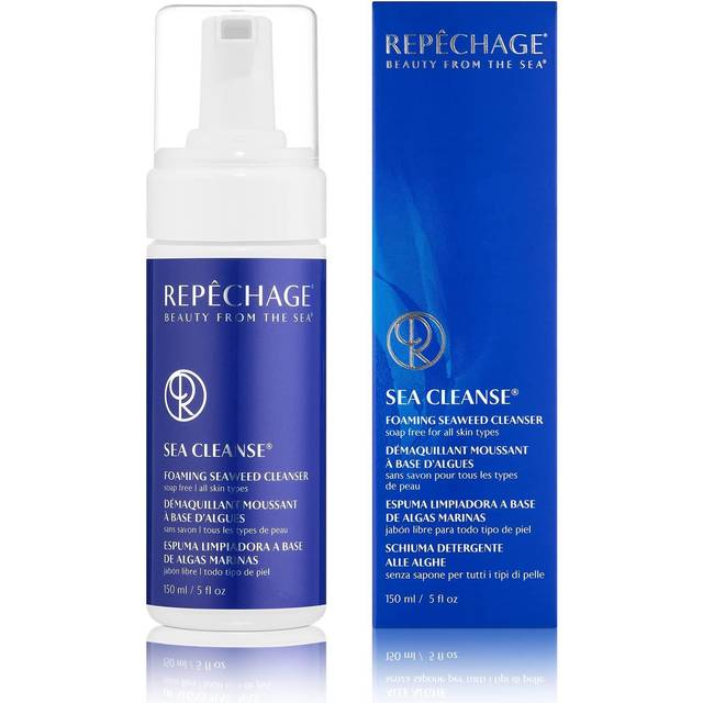 Repechage Sea Cleanse Foaming Seaweed Cleanser  Soap-Free For All Skin Types - Daily Gentle Foaming Face Cleanser Removes Makeup and Skin Impurities