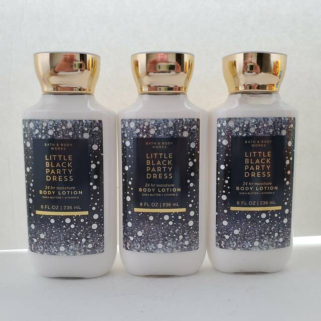 Bath and Body Works Little Black Party Dress Lotion 8 Ounce Full Size