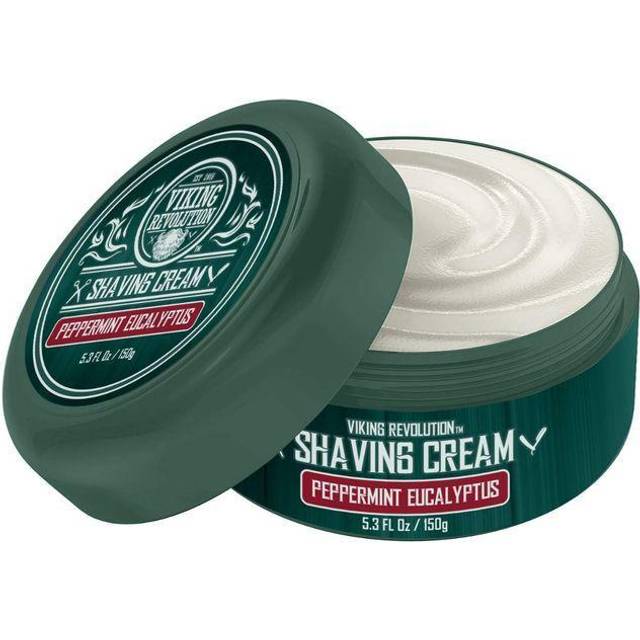 Luxury Shaving Cream Peppermint  Eucalyptus Scent  Soft Smooth  Silky Shaving Soap  Rich Lather for the Smoothest Shave  53oz
