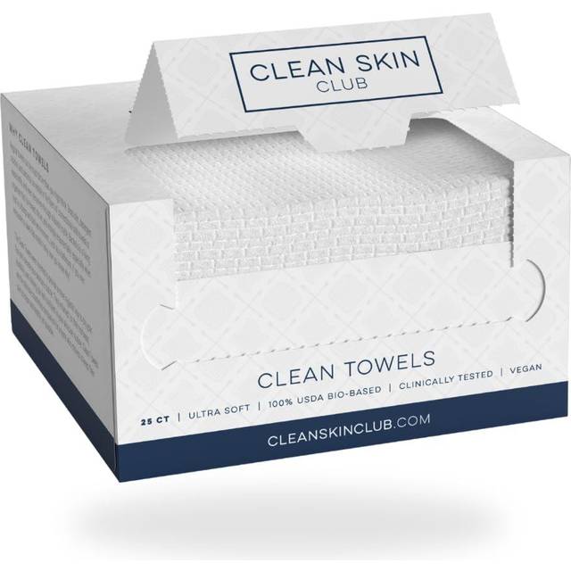 Clean Skin Club, Clean Towels, Disposable, 25 Count