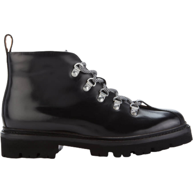 Grenson Women's Bridget Leather Hiking Style Boots - Black - UK 3