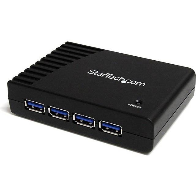 StarTech.com 4-portars svart SuperSpeed USB 3.0-hubb (ST4300USB3EU)