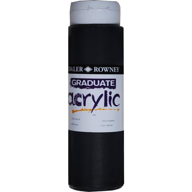 Daler-Rowney D123500032 DAL GRADUATE ACRYLIC 500ML PEARL BLACK