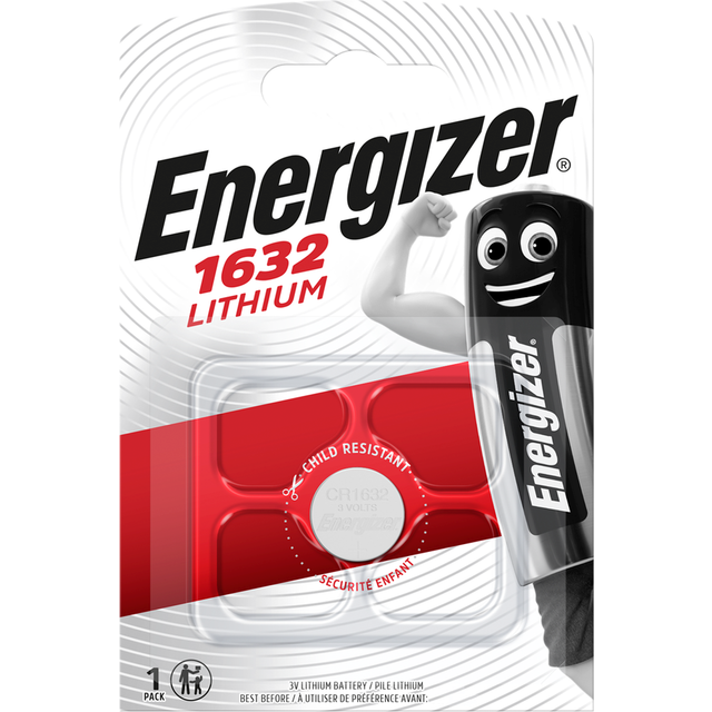 Energizer Litium CR1632-Batteri (1 st. Blisterförpackning) 80x120