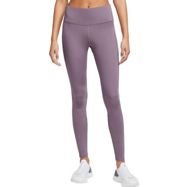 Nike CZ9240-536W NK DF Fast TGHT Leggings för kvinnor Violett Damdam/Reflekterande Silv XS, Violet Damm/Reflekterande Silv, XS