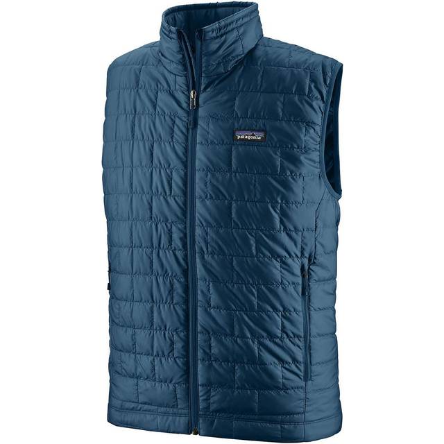 Patagonia Ski Down Jackets M's Nano Puff Vest Lagom Blue for Men Navy